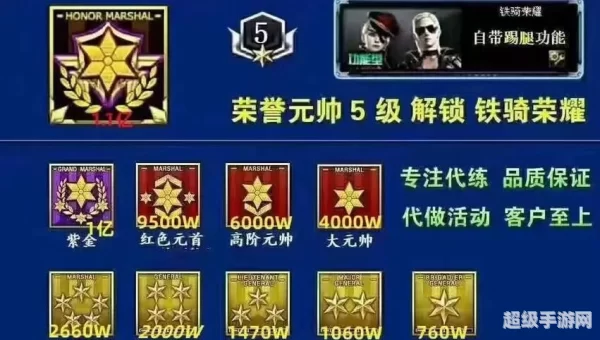 cf战队等级